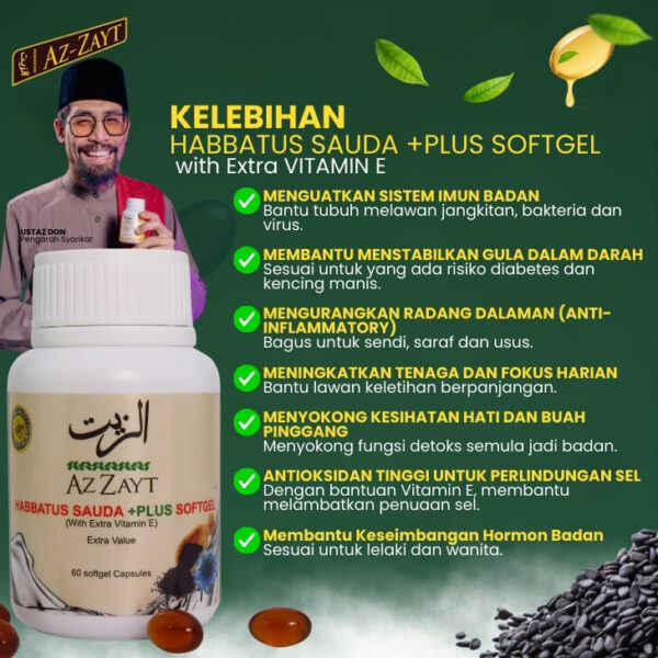 Az-Zayt Habbatus Sauda Dan Minyak Zaitun - Image 3